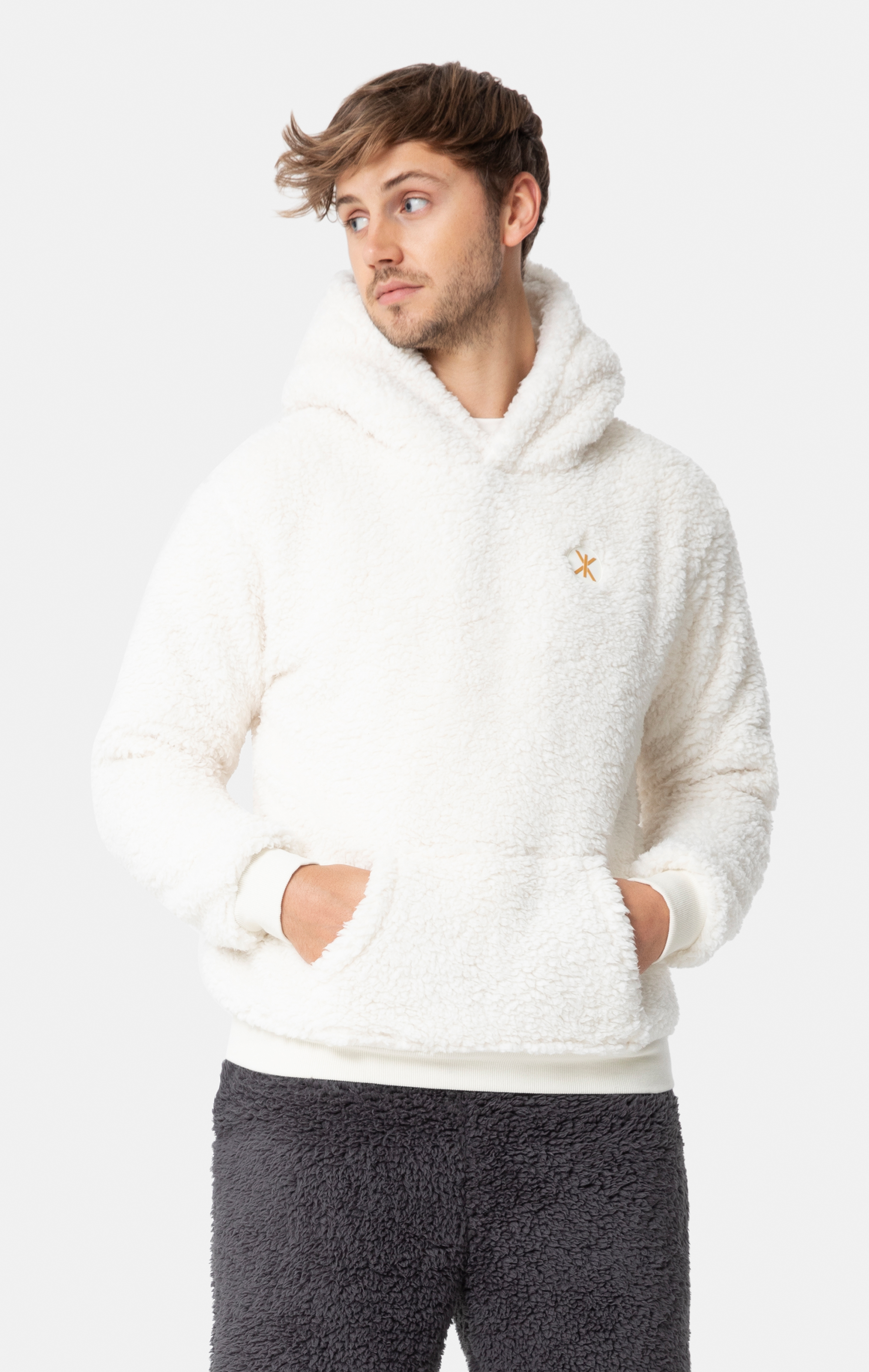 teddy fleece hoodie