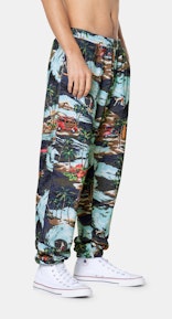 Onepiece The Vintage Hawaii pant Blue mix