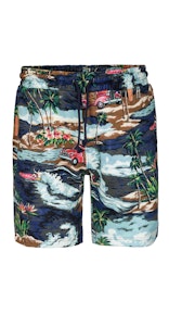 Onepiece The Vintage Hawaii shorts Blau