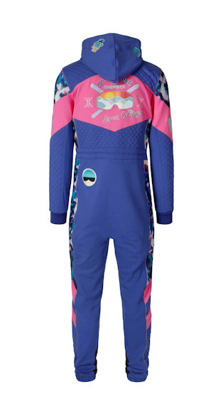 Onepiece Throwback Skiing jumpsuit Mid Blue