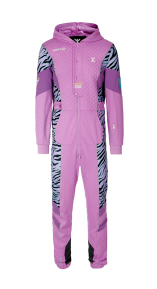 Onepiece Throwback Skiing jumpsuit Rose