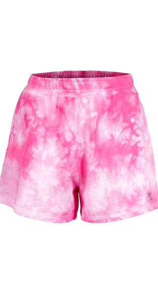 Onepiece Tie Dye Womens Shorts Pink