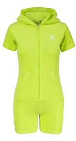 Onepiece Towel Club short slim Jumpsuit Lime