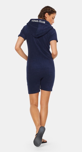 Onepiece Towel Club fitted short Jumpsuit Navy