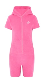 Onepiece Towel Club fitted short Jumpsuit Rose