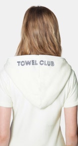 Onepiece Towel Club short slim Jumpsuit Blanc cassé