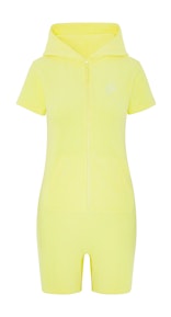 Onepiece Towel Club fitted short Jumpsuit Jaune