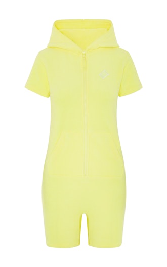Onepiece Towel Club fitted short Jumpsuit Jaune