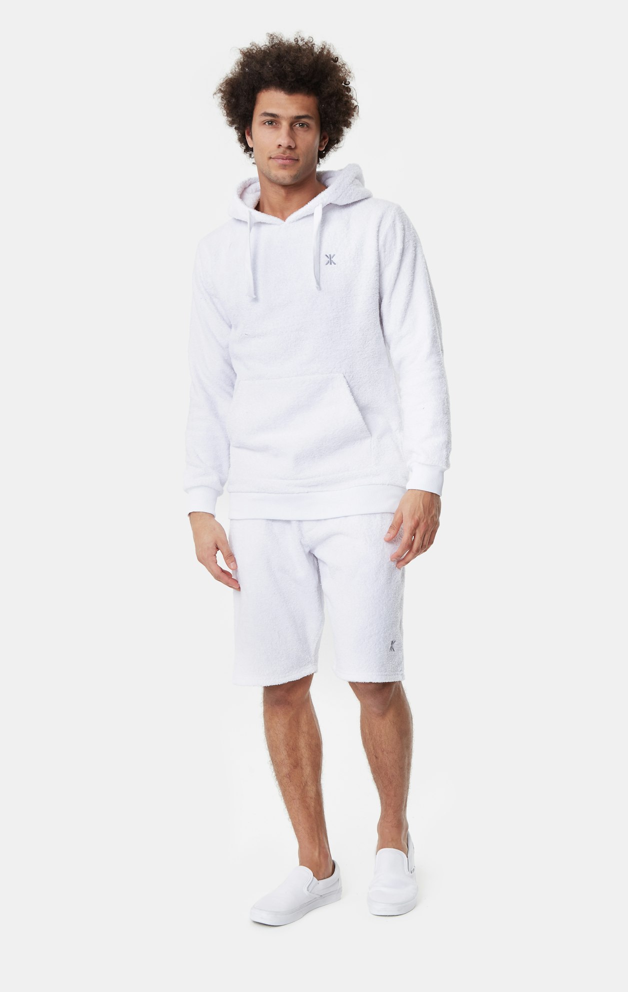 Towel Hoodie White