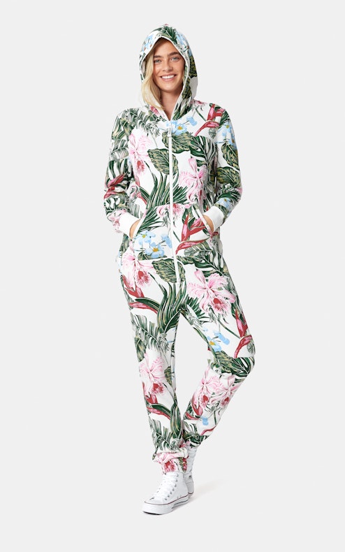 Onepiece Tropicana Jumpsuit Off-white