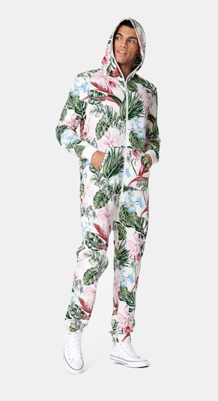 Onepiece Tropicana Jumpsuit Off-white