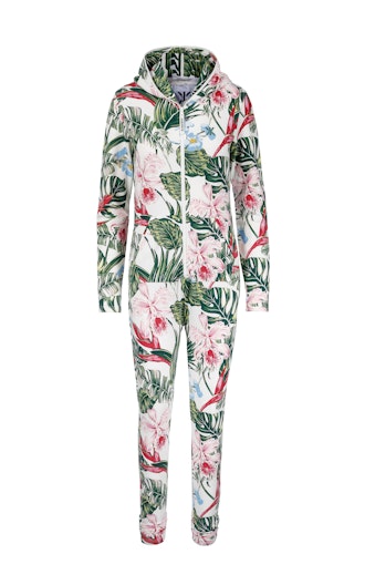 Onepiece Tropicana fitted jumpsuit ワインパープル